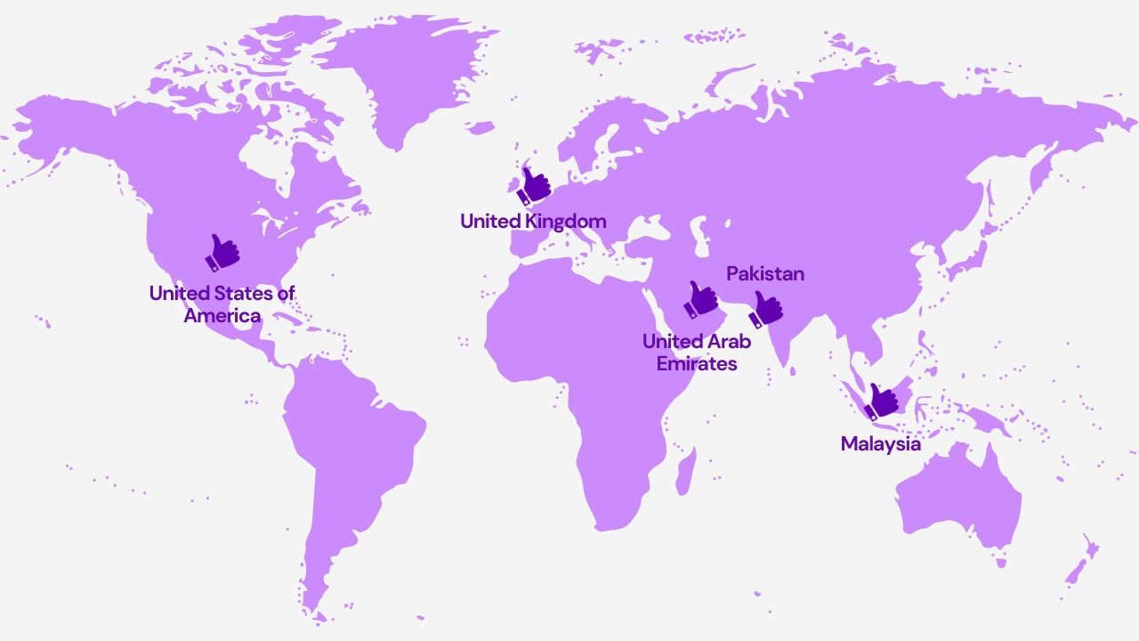 world map